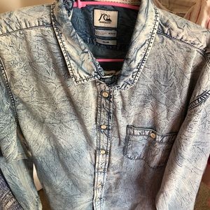 Men’s Washed Jean Long Sleeve